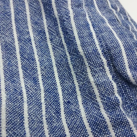 Francesca's Talia Striped Chambray Shift Dress - Picture 9 of 16